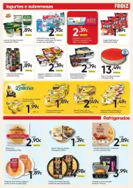Folheto Froiz Página 7: Cheese ou bacon burger Brooklyn Town un. €3,99, Base pizza La Napolitana €2,90