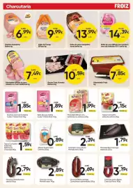 Folheto Froiz Página 9: Mortadela elpozo com azeitonas ou siciliana €1,99, Minhofumeiro farinheira cura natural €2,39