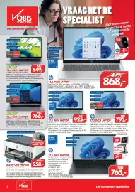 Vobis folder week 43 Pagina 2: Hp 17,3 inch laptop omnibook 3 17-dk020sndx €925,70, Acer 15,6 inch laptop €766,70