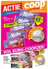 Coop folder week 43 Pagina 1: ACTIE COOP geldig van maandag 19 oktober t/m zondag 25 oktober 2026 - wk 43 Milka chocolade