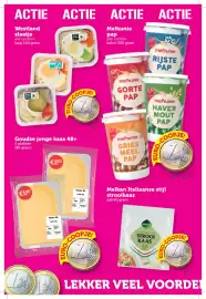 Coop folder week 43 Pagina 2: Goudse jonge kaas 48+ €1,00, Melkan Italiaanse stijl strooikaas €1,29