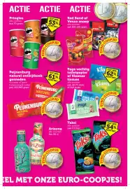 Coop folder week 43 Pagina 5: ACTIE ACTIE ACTIE Pringles alle soorten bus 70 gram PRINGLES ORIGINAL TOT WEL 53% PRINGLES