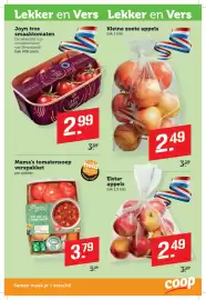 Coop folder week 43 Pagina 7: Mama's tomatensoep €3,79, Joyn smaaktomaten €2,99