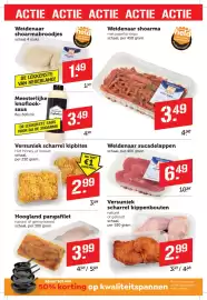 Coop folder week 43 Pagina 8: Versuniek scharrel kippenbouten €2,99, Weidenaar sucadelappen €6,49
