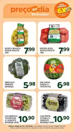 Encarte Supermercados Guanabara Página 1: Batata branca miúda €7,99, Brócolis híbrido bandeja €5,98
