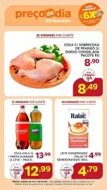 Encarte Supermercados Guanabara Página 2: Coxa c/ sobrecoxa de frango s/ dorso congelada €8,49