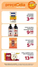 Encarte Supermercados Guanabara Página 4: Biscoito zeze folhado doce €5,79, Vinho de mesa quinta do morgado €9,98