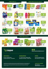 Folheto Roque Supermercados Página 4: Gel de Banho Amanhecer €1,79, Saquetas Ração Húmida Gato Whiskas €3,39