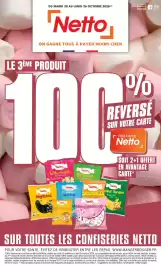 Catalogue Netto semaine 43 page 1: DU MARDI 20 AU LUNDI 26 OCTOBRE 2026(a) Netto netto.fr O Netto ON GAGNE TOUS À PAYER