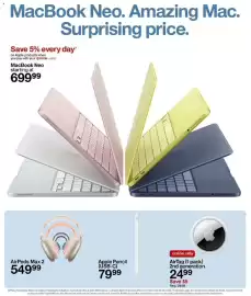 Catálogo Target semana 43 Página 20: AirTag 2nd generation €24,99, AirPods Max 2 €549,99