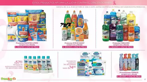 Folleto Fresko Página 17: Dr. Beckmann variedad de productos €74,80, Dr. Beckmann quitamanchas El Mago €57,80
