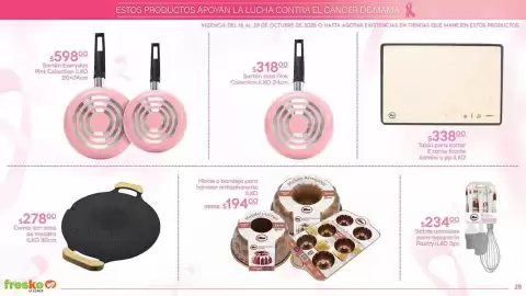 Folleto Fresko Página 28: Ilko Sartén Everyday Pink Collection €598,00, ILKO Sartén rosa Pink €318,00