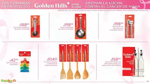 Folleto Fresko Página 30: Golden Hills cuchara, tenedor o espátula de madera de haya €104,00