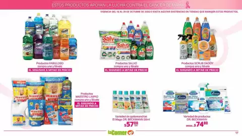 Folleto La Comer Página 17: El Mago DR. BECKMANN €57,80, Dr. Beckmann variedad de productos €74,80
