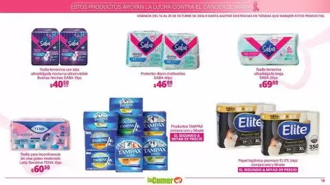Folleto La Comer Página 18: Saba Protector diario multiestilos €46,00