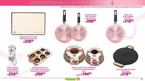 Folleto La Comer Página 28: ILKO Sartén Everyday Pink Collection €598,00