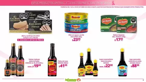 Folleto La Comer Página 6: Crosse & Blackwell Salsas inglesas seleccionadas €19,50