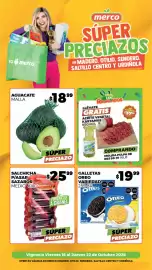 Folleto Merco semana 42 Página 1: Oreo - galletas €19,99, Aguacate €18,99