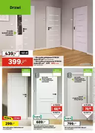 Leroy Merlin gazetka Strona 12: Skrzydło pokojowe SYRION białe 80 cm* €399,00, Skrzydło pełne TRIM W 80 cm* €299,00