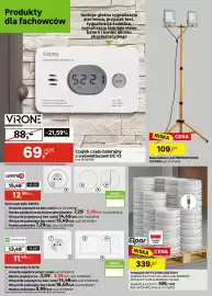 Leroy Merlin gazetka Strona 28: Przewód YDYP ELPAR €339,00, Naświetlacz LED PREMIUM ARES €109,00