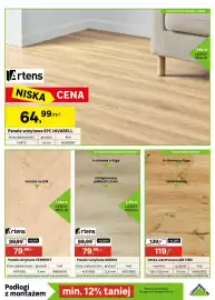 Leroy Merlin gazetka Strona 9: Deska warstwowa DĄB VIBO €119,00, Panele winylowe SPC INVARELL Artens €64,99