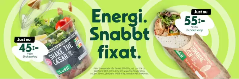 Pressbyrån reklamblad Sida 1