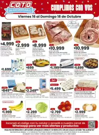 Catálogo Coto Página 1: Medallón de merluza congelado varios sabores €699,00, Tomate redondo €2.799,00