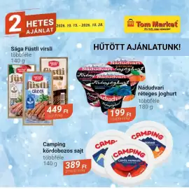 Tom Market akciós újság Oldal 1: Nádudvari réteges joghurt €199,00