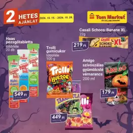 Tom Market akciós újság Oldal 2: 2 HETES AJÁNLAT 2026. 10. 15. - 2026. 10. 28. Tom Market Kis bolt, nagy választék! Haas