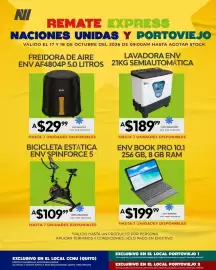 Catálogo Novicompu Página 4: BICICLETA ESTÁTICA ENV SPINFORCE 5 €109,99, ENV Air Fryer €29,99