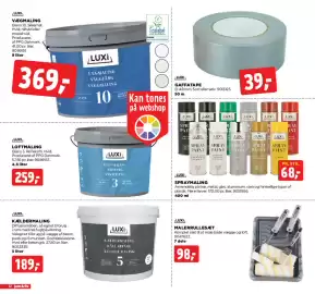 Jem & fix tilbudsavis uge 43 Side 12: Spraymaling €68,00, Kældermaling €189,00