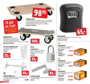 Jem & fix tilbudsavis uge 43 Side 14: Nøgleboks €65,00, Hængelås 40 mm (4-cifret kodelås) €39,00