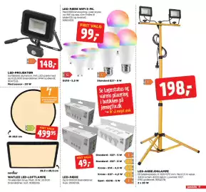 Jem & fix tilbudsavis uge 43 Side 17: WATLEE LED-LOFTLAMPE (rund) €499,95, LED-PROJEKTØR €148,00