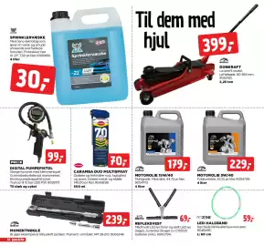Jem & fix tilbudsavis uge 43 Side 20: Refleksvest €69,00, Motorolie 5W/40 €229,00