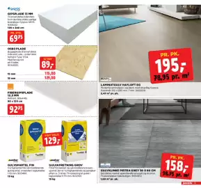 Jem & fix tilbudsavis uge 43 Side 5: GULVKLINKE PIETRA GREY 30 x 60 CM €158,00, Gulvafretning Grov €129,00