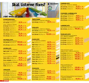 Jem & fix tilbudsavis uge 43 Side 8: Sandliste €48,75, Vægliste €99,75