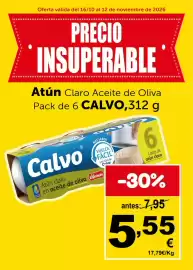 Folleto Masymas Página 2: Calvo - atún claro en aceite de oliva €5,55