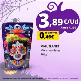 Folleto Tu Trébol Hipermercados Página 6: Miguelañez mix chocolates €3,89