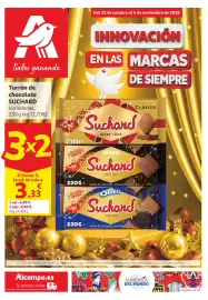 Folleto Alcampo Página 1: Suchard - turron de chocolate €3,33