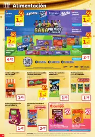 Folleto Alcampo Página 10: Oreo - galletas €1,63, Family - chocolate €4,70