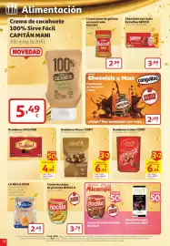 Folleto Alcampo Página 12: Lotus - crema untar de galleta caramelizada €2,99, Nestlé - chocolate con leche extrafino €3,99
