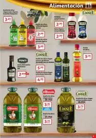 Folleto Alcampo Página 5: Coosur - salsa ligera con proteinas €2,99, La española - aceite de oliva virgen extra €20,45