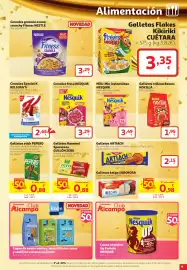 Folleto Alcampo Página 9: Saboralsa - galletas belga €2,15, Nocilla - galletas rellena booms €1,95