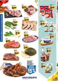 Folheto Neomáquina semana 42 Página 2: Alho francês €2,19, Tentáculos pota congelados €4,49