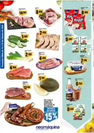 Folheto Neomáquina semana 42 Página 2: Alho francês €2,19, Tentáculos pota congelados €4,49