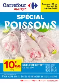 Catalogue Carrefour Market | Spécial poisson page 1: QUEUE DE LOTTE €10,99