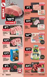 Netto gazetka tydzień 43 Strona 12: Szyinka wieprzowa bez kości Sztuka Mięsa €10,99