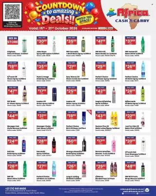 Africa Cash and Carry (valid until 21-10)