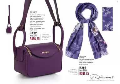 Honey Fashion Accessories catalogue Page 21