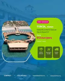 Catalog Eximtur Pagină 3: EARLY-BOOKING TURCIA, Alanya Hotel Blue Marlin Deluxe Spa & Resort 5* De la 912 eur/pers Cazare 7